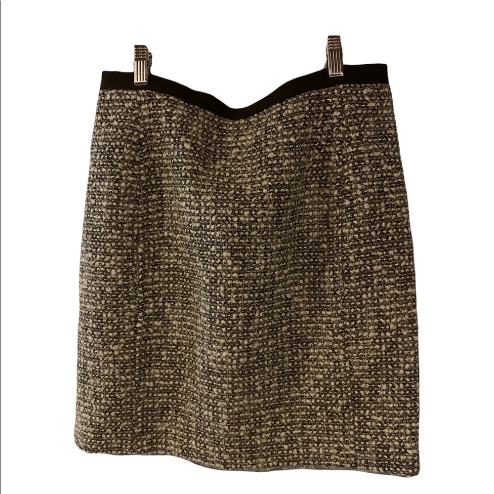 Knit lined short skirt - petite